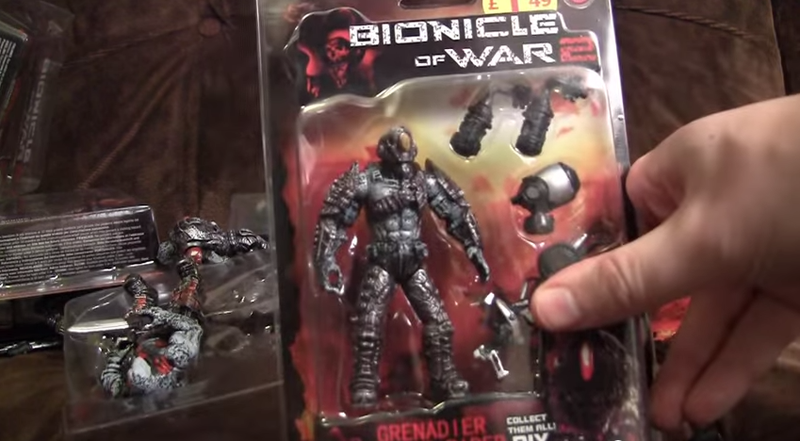 Illustration for article titled Counterfeit Gears Of War Toy Line Called "Bionicle Of War 2"
